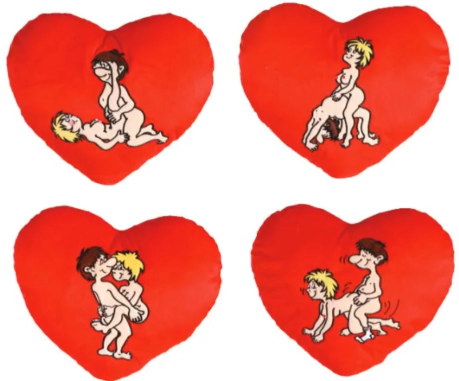 Almofadas posições kamasutra