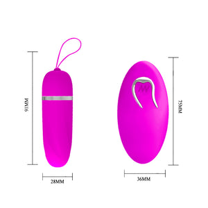 Ovo vaginal vibratório com comando - Debby - Pretty Love