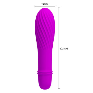 Vibrador vaginal - Rosa - 12.3cm - Solomon - Pretty Love
