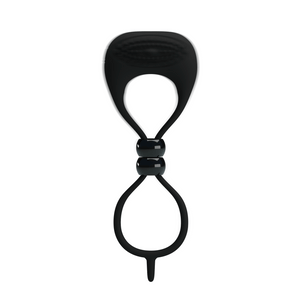 Anel vibratório para pénis e testículos - ajustável - Locker - PrettyLove