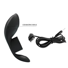 Carregar imagem no visualizador da galeria, Anel Peniano vibratório com 2 estimuladores - Recarregável - Vibrating Penis Sleeve - Pretty Love
