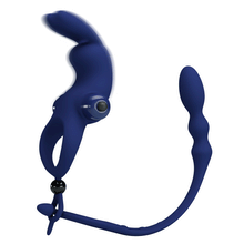 Carregar imagem no visualizador da galeria, Anel vibratório para pénis com plug anal - Ayad - Pretty Love
