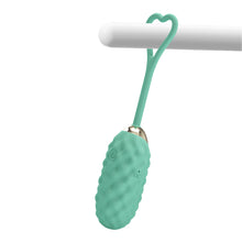 Carregar imagem no visualizador da galeria, Ovo vibratório vaginal com comando - Verde - Recarregável - Vivian - Pretty Love

