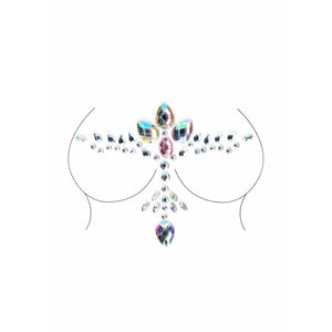 Brilhantes adesivos para o corpo - Dazzling Cleavage Bling - Le Désir