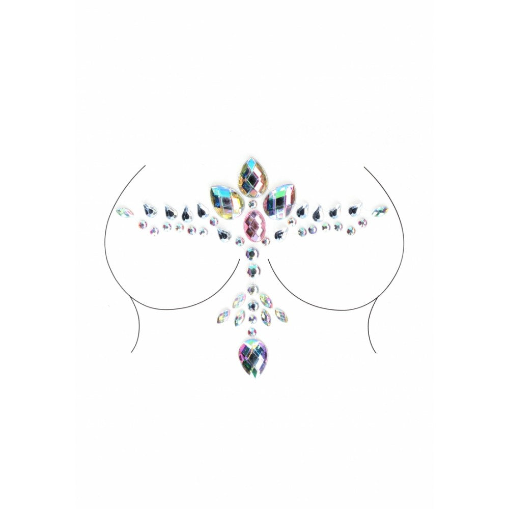 Brilhantes adesivos para o corpo - Dazzling Cleavage Bling - Le Désir