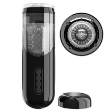 Carregar imagem no visualizador da galeria, Masturbador masculino com movimento de rotação e sobe e desce - Preto - Lorelei - Pretty Love
