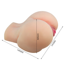 Carregar imagem no visualizador da galeria, Masturbador com vibração - Vagina e Ânus - Kylie - Bege - Crazy Bull
