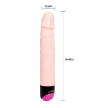 Carregar imagem no visualizador da galeria, Vibrador realístico com movimento de rotação - 24 cm - Colorful sex - Baile
