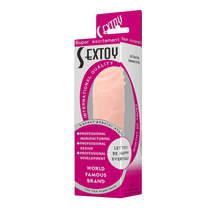 Carregar imagem no visualizador da galeria, Dildo realístico - 18,5 cm - Bege - Sextoy
