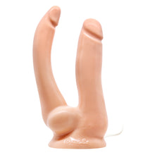 Carregar imagem no visualizador da galeria, Vibrador duplo com comando - Brave her with two guns - Baile
