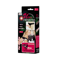 Carregar imagem no visualizador da galeria, Strap-on com dildo realista removível - 16,3cm - Ultra cyberskin penis - Baile
