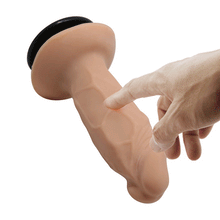 Carregar imagem no visualizador da galeria, Strap-on com dois dildos realistas - 11 e 11.5cm - Jessica - Baile

