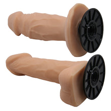 Carregar imagem no visualizador da galeria, Strap-on com dois dildos realistas - 11 e 11.5cm - Jessica - Baile
