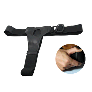 Strap-on oco com vibração - Bege - 15cm - Ultra Passionate Harness