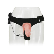 Carregar imagem no visualizador da galeria, Strap-on duplo com vibração - 18 cm - Ultra passionate harness - Baile
