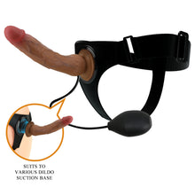 Carregar imagem no visualizador da galeria, Strap-on com dildo ejaculador - 21.5 cm - Kyton - Pretty Love
