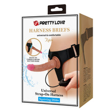 Carregar imagem no visualizador da galeria, Strap-on com dildo ejaculador - 21.5 cm - Kyton - Pretty Love
