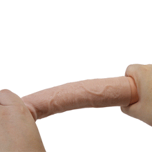Carregar imagem no visualizador da galeria, Vibrador realístico bege - 20,3 cm - Leander - Pretty Love
