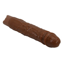 Carregar imagem no visualizador da galeria, Vibrador realístico castanho - 22.3cm - Osric - Pretty Love
