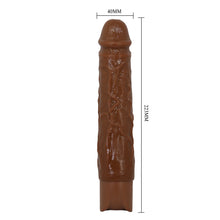 Carregar imagem no visualizador da galeria, Vibrador realístico castanho - 22.3cm - Osric - Pretty Love
