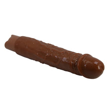 Carregar imagem no visualizador da galeria, Vibrador realístico castanho - 23.8cm - Rufus - Pretty Love
