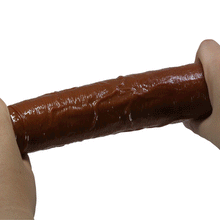 Carregar imagem no visualizador da galeria, Vibrador realístico castanho - 25.2 cm - Soren - Pretty Love
