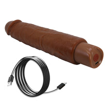 Carregar imagem no visualizador da galeria, Vibrador realístico castanho - 25.2 cm - Soren - Pretty Love
