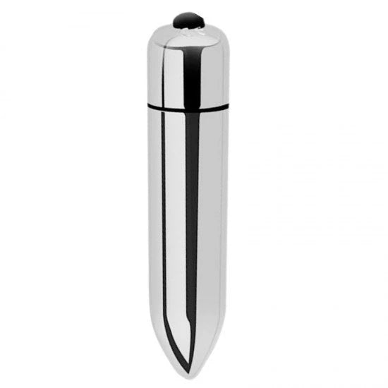 Bala vibratória - Prateada - Bullet Vibrating Massager