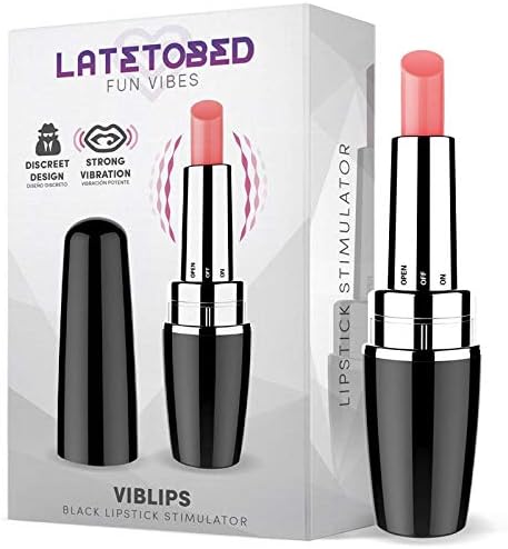 Batom vibratório - Preto - Viblips - Latetobed