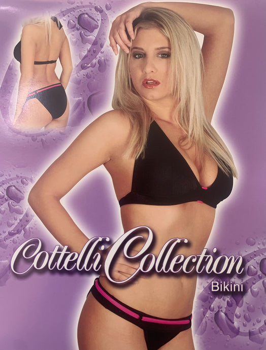 Biquíni - Preto e Rosa - Cottelli Collection