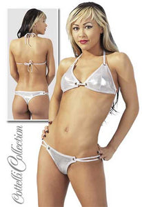 Biquíni prateado - Cottelli Collection