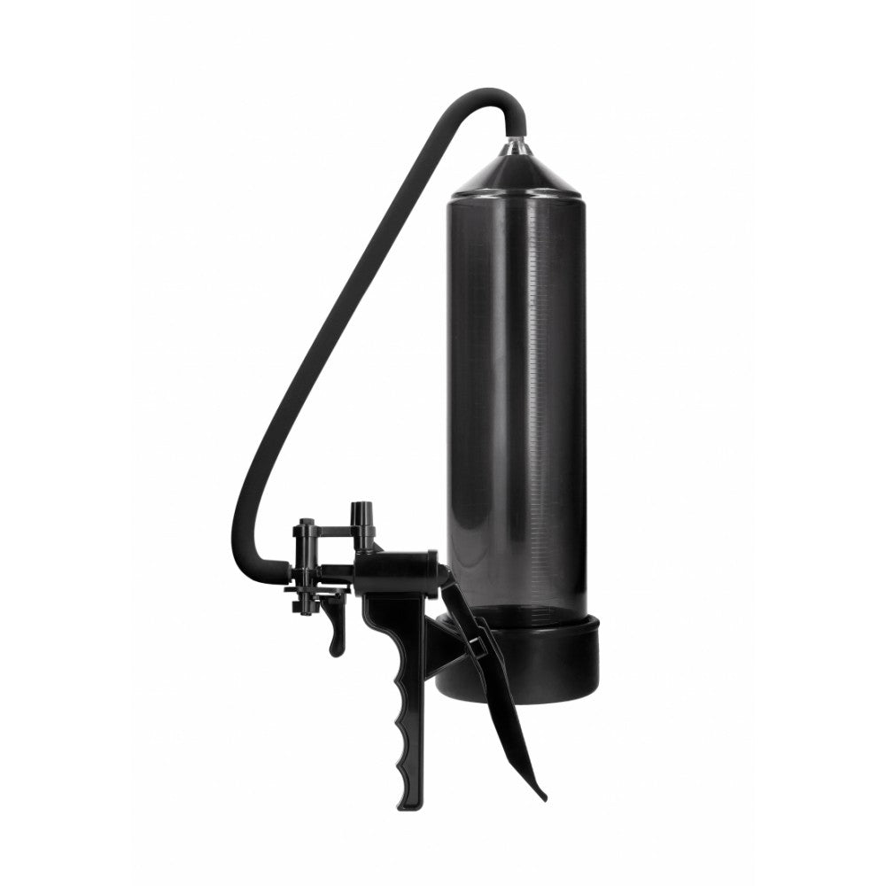 Bomba manual para aumentar o pénis + Anel peniano - Preto - Elite beginner pump - Pumped