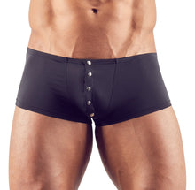 Carregar imagem no visualizador da galeria, Boxer masculino com botões frontais - Preto - Svenjoyment
