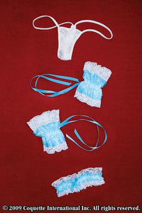 Conjunto 3 peças - Liga, tanga e algemas - Signature Collection - Coquette