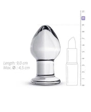 Carregar imagem no visualizador da galeria, Plug anal em vidro - Handmade glass butt plug - No.26 - Gildo
