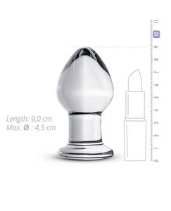Plug anal em vidro - Handmade glass butt plug - No.26 - Gildo