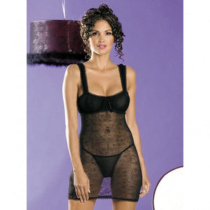 Camisa de noite e tanga - Mirell Chemise - Obsessive