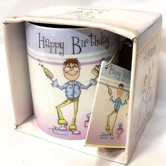 Caneca happy birthday - Twisters occasions mug - Holi Moli