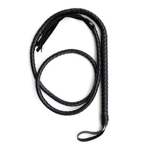 Chicote preto com 2 metros - Latetobed BDSM Line