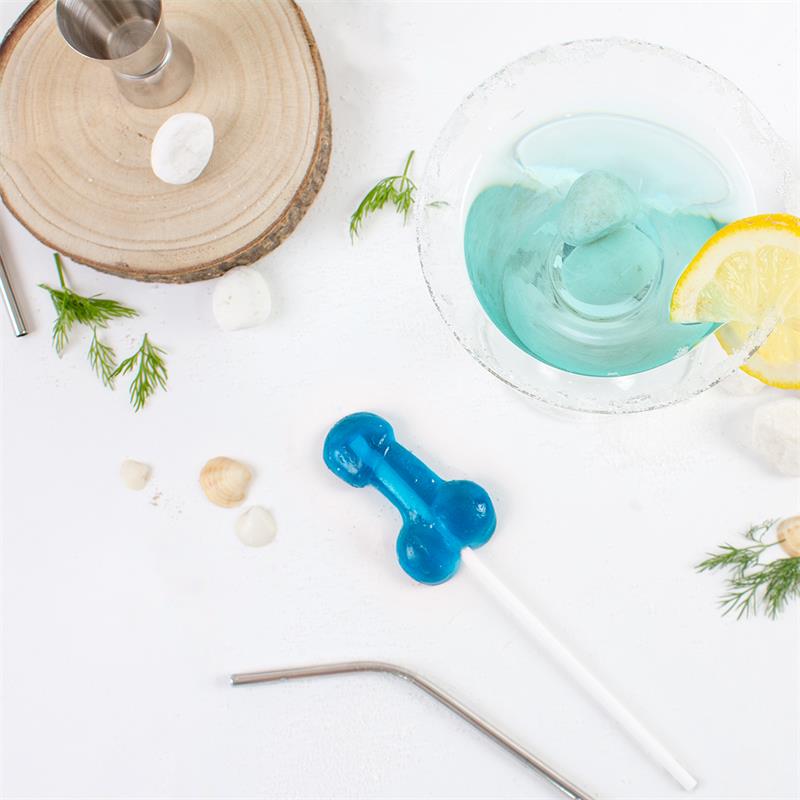 Chupa de goma em forma de pénis - com 14.2% de álcool - Gin Tónico - Secret Play