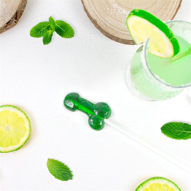 Chupa de goma em forma de pénis - com 7.3% de álcool - Mojito - Secret Play