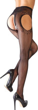 Carregar imagem no visualizador da galeria, Collants com efeito cinto de ligas - Preto - Cottelli Collection 
