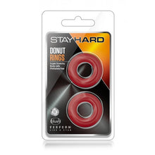 Carregar imagem no visualizador da galeria, Conjunto 2 anéis para pénis - Donut Rings - Stay Hard
