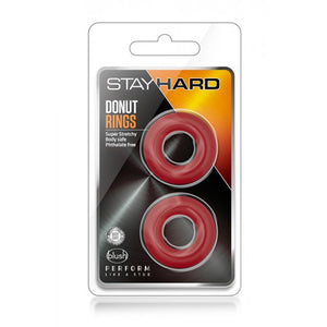 Conjunto 2 anéis para pénis - Donut Rings - Stay Hard
