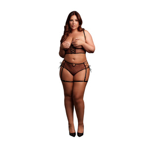 Conjunto de 2 peças - Preto e Vermelho - Le Désir