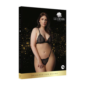 Conjunto sutiã e tanga preto - Le Désir