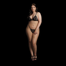 Carregar imagem no visualizador da galeria, Conjunto sutiã e tanga preto - Le Désir
