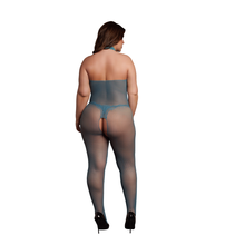 Carregar imagem no visualizador da galeria, Bodystocking - Azul - Plus Size - Le Désir
