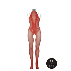 Bodystocking - Vermelho - Plus Size - Le Désir