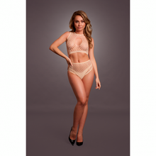 Carregar imagem no visualizador da galeria, Conjunto top e cueca - Bege -  Le Désir
